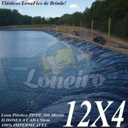 Lona para Lago Tanque Ornamental PP/PE: 12 x 4m